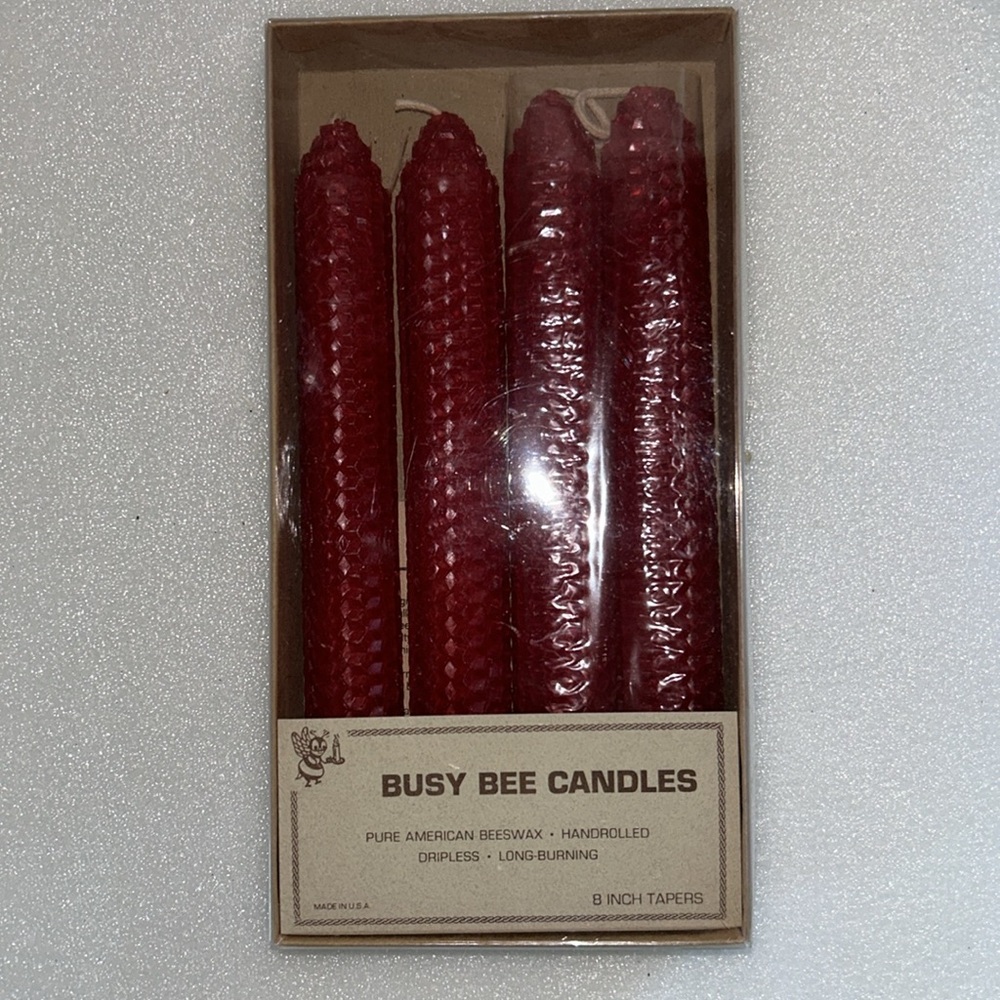 Busy Bee Handrolled Candles